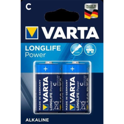 Mostrar detalhes para Pilha Alcalina Power C VARTA emb.2un Imagem de Pilha Alcalina Power C VARTA emb.2un