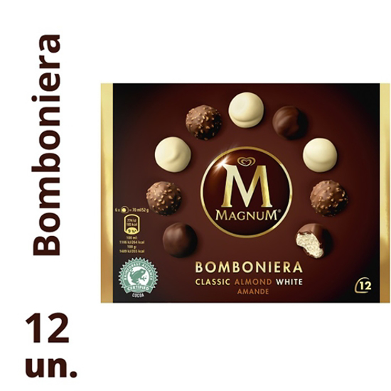 Imagem de Gelado Bomboniera MAGNUM emb.140ml (12un)