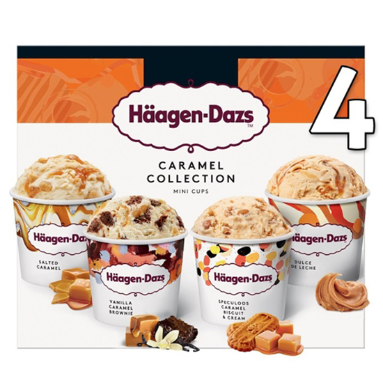 Imagem de Gelado Caramel Attraction HÄAGEN-DAZS emb.380ml (4unidades)