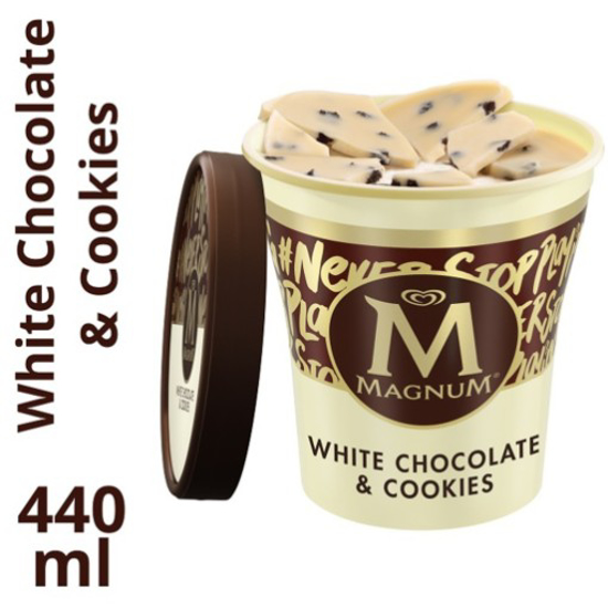 Imagem de Gelado Copo White Chocolat Cookies MAGNUM emb.440ml