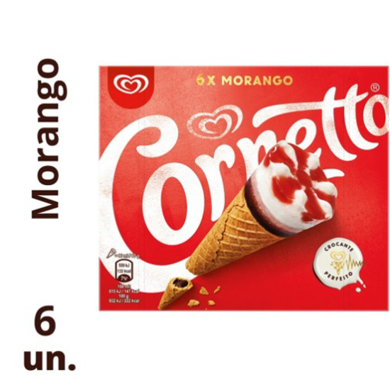 Imagem de Gelado Cornetto Morango CORNETTO emb.540ml (6un)