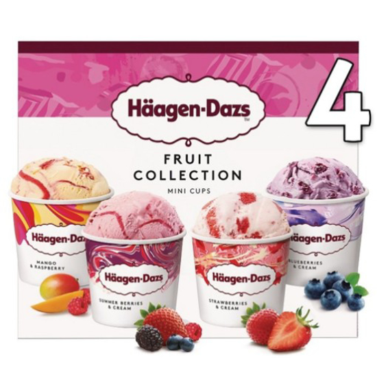 Imagem de Gelado Fruit Attraction HÄAGEN-DAZS emb.380ml (4unidades)