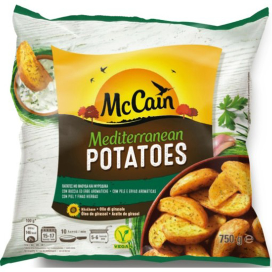 Imagem de Batatas em Gomos Mediterranean MCCAIN emb.750g