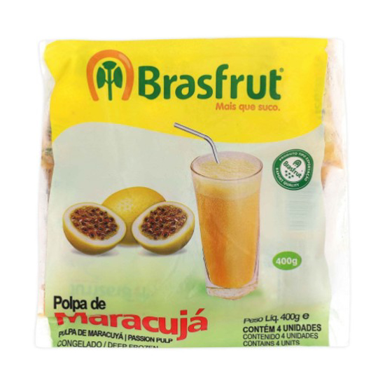 Imagem de Polpa de Maracujá BRASFRUT emb.400g