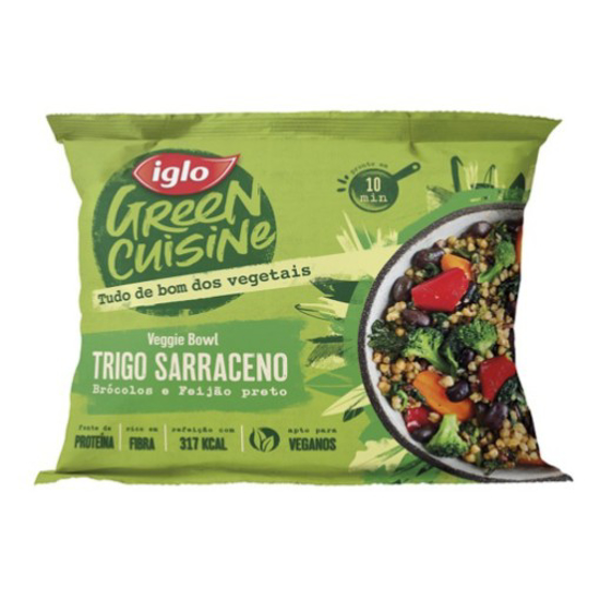 Imagem de Veggie Bowls de Trigo Sarraceno e Brócolos IGLO GREEN CUISINE emb.350g