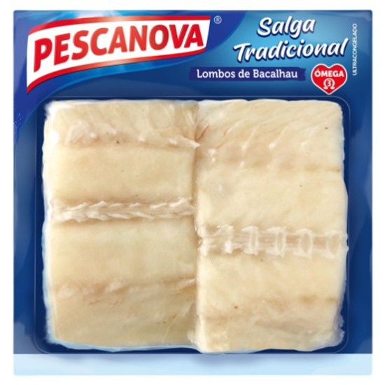 Imagem de Lombos de Bacalhau Atlântico Ultra PESCANOVA emb.600g Congelados