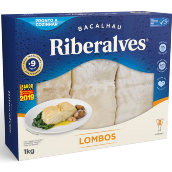 Imagem de Lombos de Bacalhau RIBERALVES emb.1kg Congelados