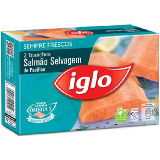 Imagem de Tranches de Salmão Selvagem IGLO emb.250gr (2un) Congelados