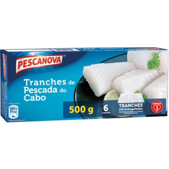 Imagem de Tranches Pescada sem Pele Ultra PESCANOVA emb.500gr (6un) Congelados