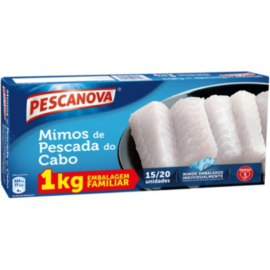 Imagem de Mimos de Pescada do Cabo Ultra PESCANOVA emb.1kg (15 a 20un) Congelados