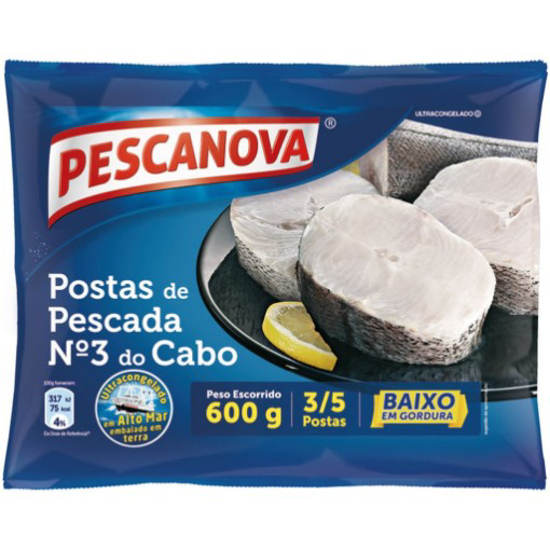 Imagem de Postas Pescada Nº 3 para Cozer Ultra PESCANOVA emb.600gr (3 a 5un) Congeladas