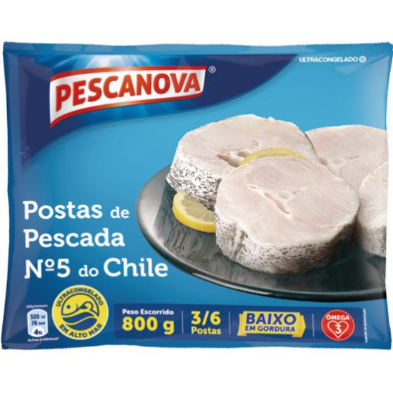 Imagem de Postas Pescada Nº 5 para Cozer Ultra PESCANOVA emb.800gr (3 a 6un) Congeladas