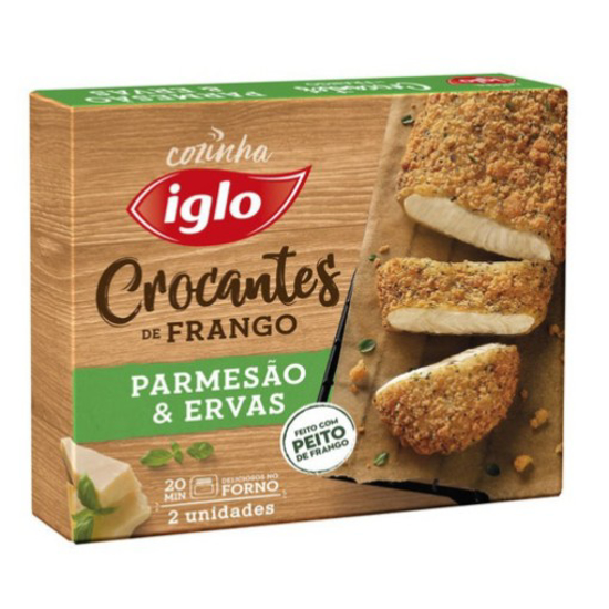 Imagem de Crocantes de Frango Parmesão e Ervas IGLO emb.180gr (2un)