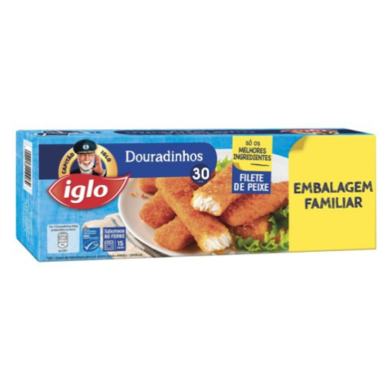 Imagem de Douradinhos de Peixe CAPITÃO IGLO emb.840gr (30un)