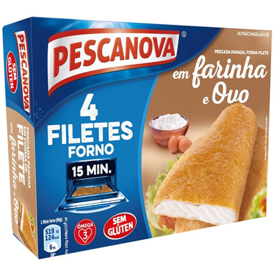 Imagem de Filetes de Pescada sem Glúten PESCANOVA emb.320gr (4un)