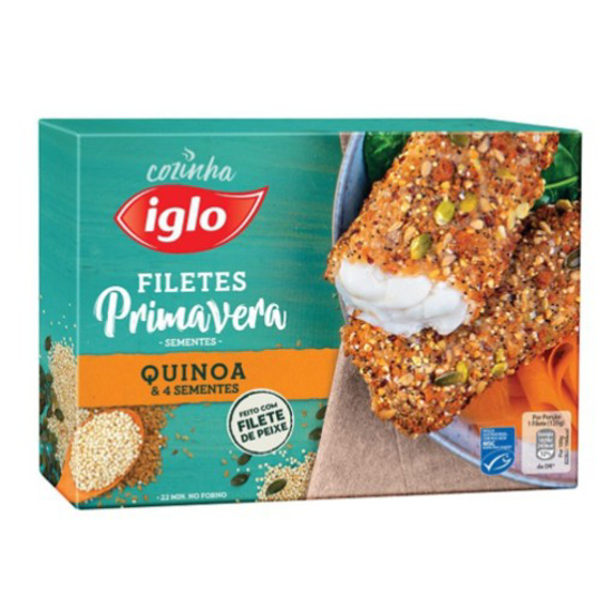 Imagem de Filetes Primavera Quinoa e 4 Sementes IGLO emb.250gr (2unidades)