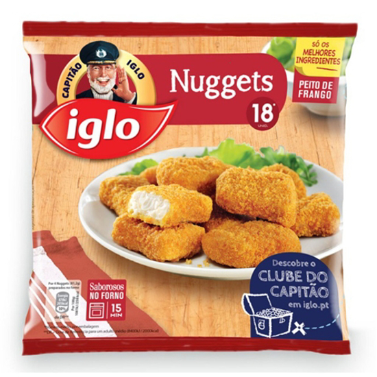 Imagem de Nuggets de Frango Originais CAPITÃO IGLO emb.375gr (18un)