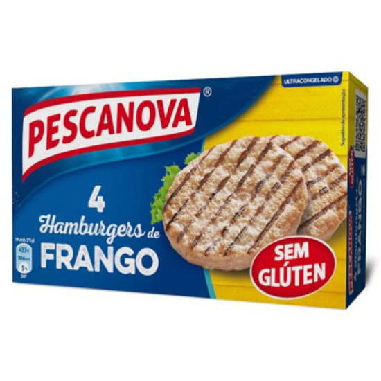 Imagem de Hambúrguer de Frango sem Glúten PESCANOVA emb.300gr (4un)