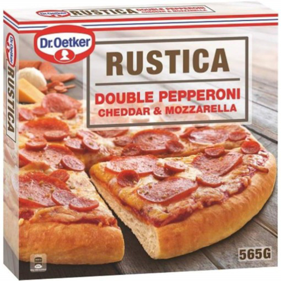 Imagem de Pizza Rustica Double Pepperoni Chedar & Mozzarella DR. OETKER emb.565g