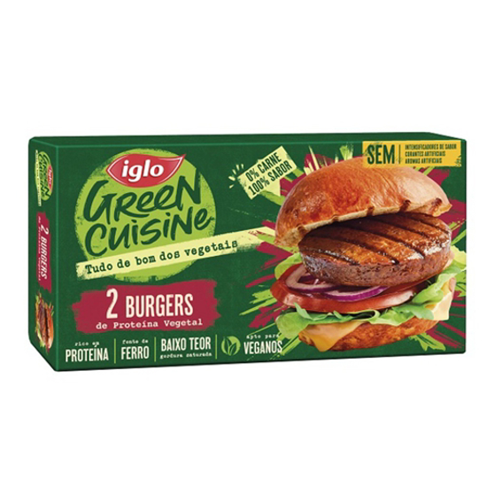 Imagem de Burgers de Proteína Vegetal 2 unidades IGLO GREEN CUISINE emb.200g