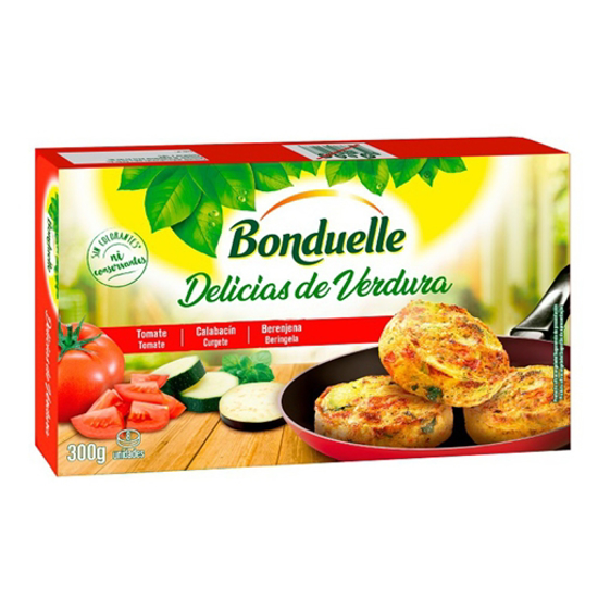 Imagem de Galettes Tomate, Courgette e Beringela BONDUELLE emb.300gr (8un)