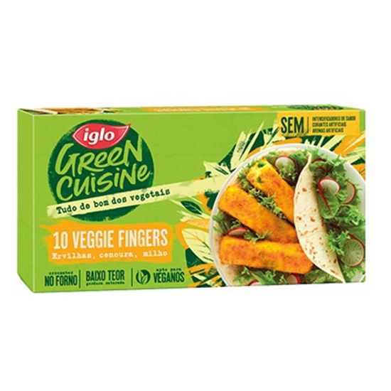 Imagem de Veggie Fingers IGLO GREEN CUISINE emb.284gr (10un)