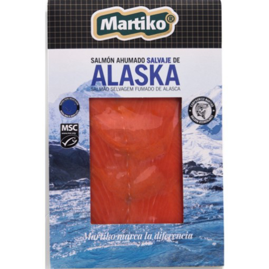 Imagem de Salmão Selvagem Alaska Fumado MARTIKO emb.80g