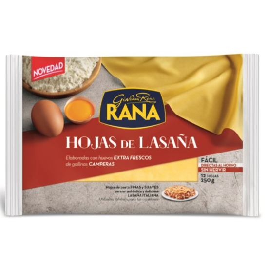 Imagem de Folhas para Lasanha RANA emb.250g