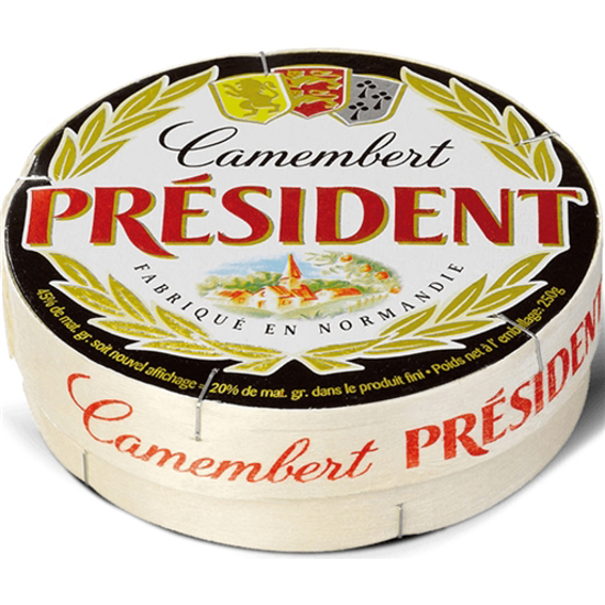 Imagem de Queijo Camembert PRÉSIDENT emb.250g