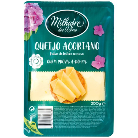 Imagem de Queijo Açoreano Fatias MILHAFRE DOS AÇORES emb.200g