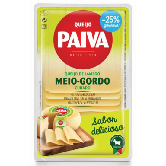 Imagem de Queijo Meio Gordo Fatias PAIVA emb.190g