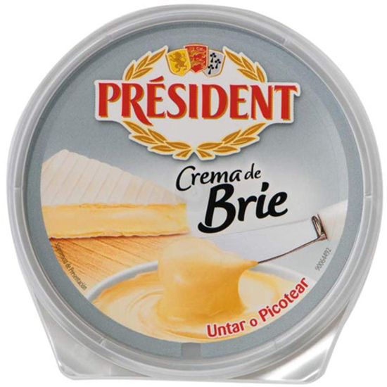 Imagem de Queijo Creme Brie Barrar PRÉSIDENT emb.125g