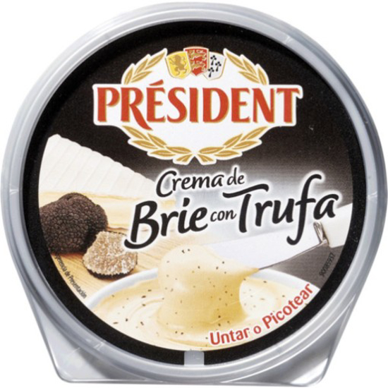 Imagem de Queijo Creme Brie com Trufas PRESIDENT emb.150g