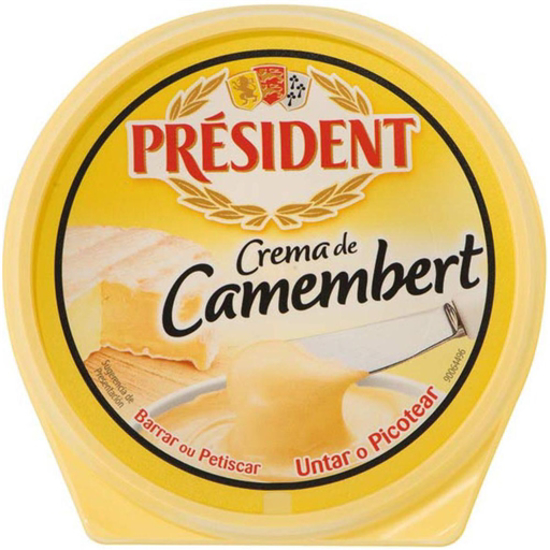 Imagem de Queijo Creme Camembert 55% PRÉSIDENT emb.125g