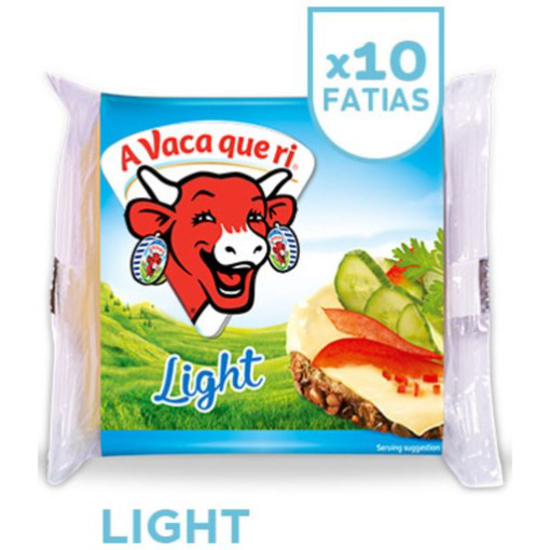 Imagem de Queijo Fundido Fatias Light A VACA QUE RI emb.200gr (10un)