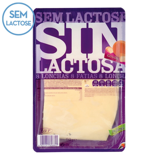 Imagem de Queijo Gouda Sem Lactose Fatiado emb.150g