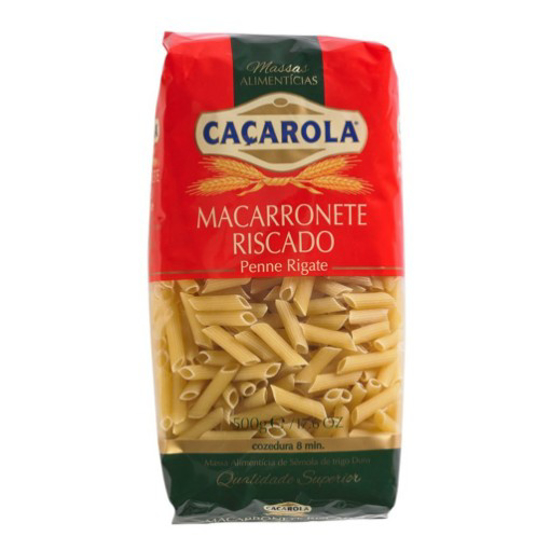 Imagem de Massa Macarronete Riscado CAÇAROLA emb.500g