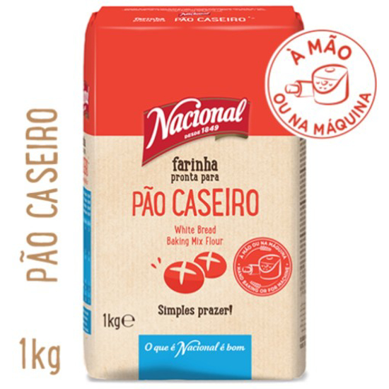 Imagem de Farinha para Pão Caseiro NACIONAL emb.1kg