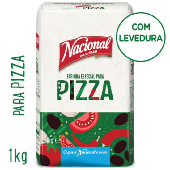 Imagem de Farinha Especial para Pizza NACIONAL emb.1kg