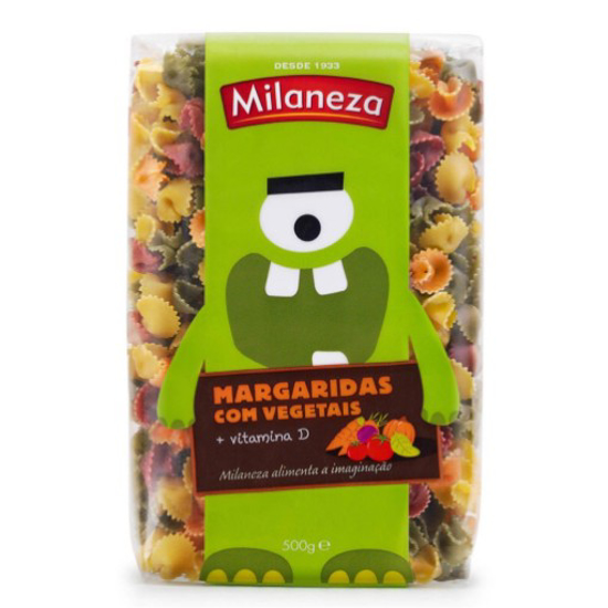 Imagem de Massa Margaridas com Vegetais MILANEZA emb.500g