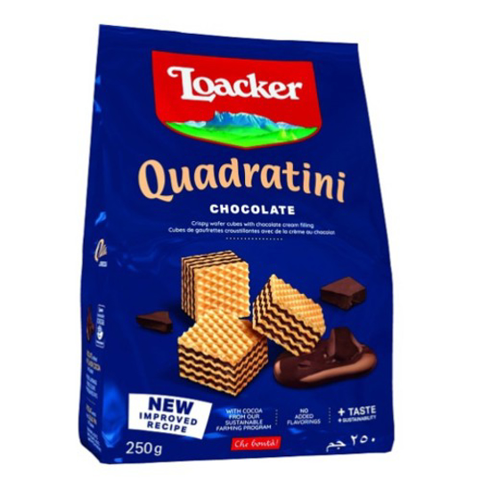 Imagem de Bolachas Wafer Chocolate Quadratini LOACKER emb.250g