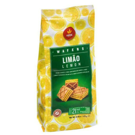 Imagem de Bolachas Wafer Limão Cubos VIEIRA emb.125g