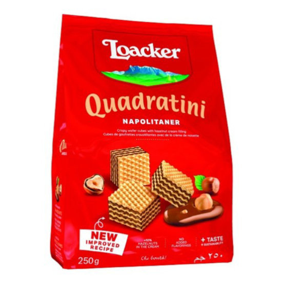 Imagem de Bolachas Wafer Napolitaner Quadratini LOACKER emb.250g