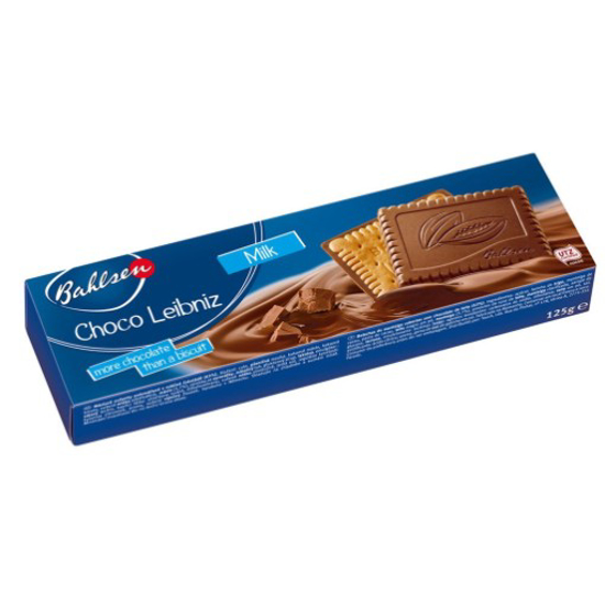 Imagem de Bolachas Cobertas Chocolate Leite Leibniz BAHLSEN emb.125g