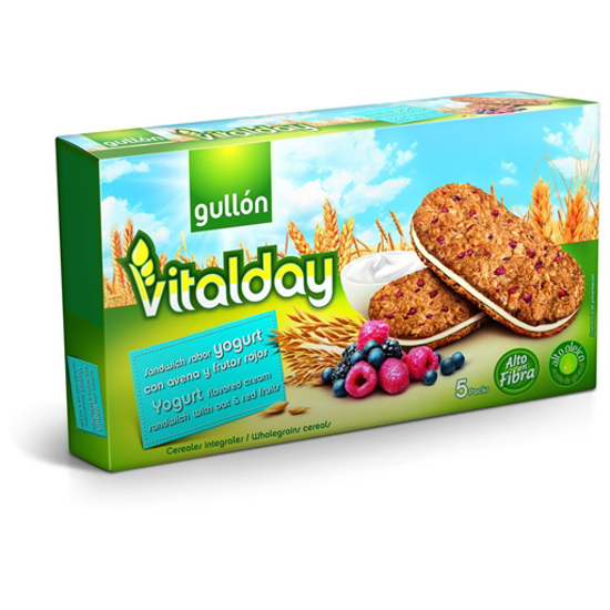 Imagem de Bolachas Vitalday Recheio Iogurte GULLÓN emb.220g