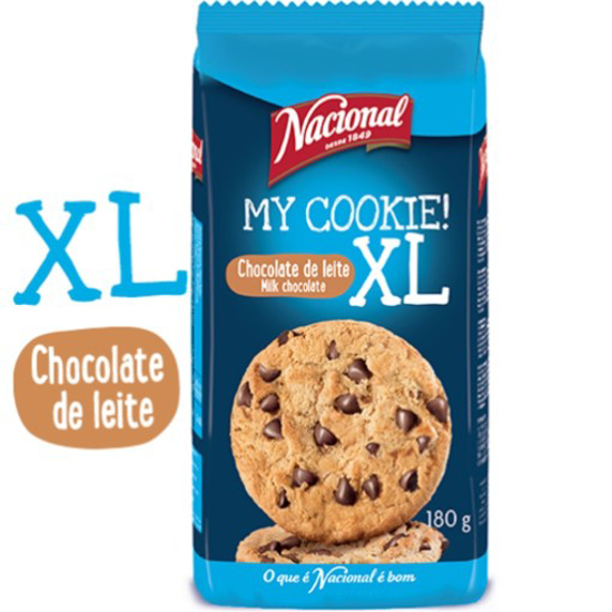 Imagem de Cookie XL Chocolate de Leite NACIONAL emb.180g