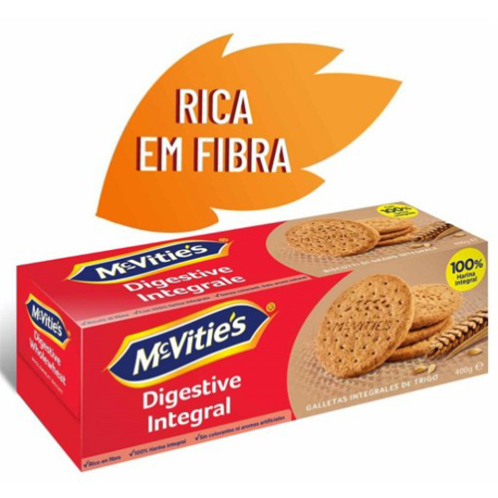 Imagem de Bolacha Digestive Integral MCVITIE'S emb.400g