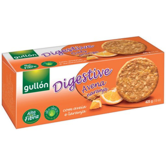 Imagem de Bolachas Digestive Aveia e Laranja GULLÓN emb.425g