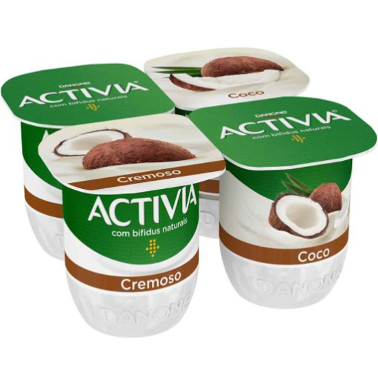 Imagem de Iogurte Cremoso Bifidus Probióticos Coco Activia DANONE emb.4x120g