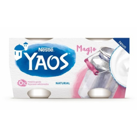 Imagem de Iogurte Yaos Grego Magro Natural NESTLÉ emb.4x110g